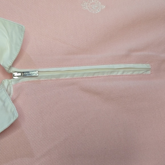 Lauren Ralph Lauren Active Pink Polo Womens Small Preppy top tennis club NVTN276 - Picture 3 of 7